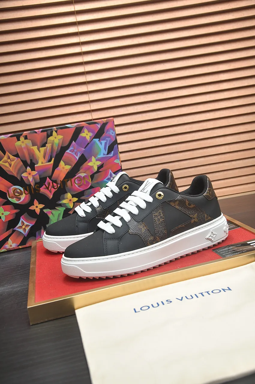 Men's shoes 💰540💶[LOUIS VUITTON] Original order price (mesh lining) new model 🍀LV Louis Vuitton * - top version of LV classic trendy shoes! Use imported original cowhide leather, cloth cowhide lining and original wear-resistant rubber outsole! High quality products! Code number 38-45 (45 is custom-made and cannot be returned or exchanged)